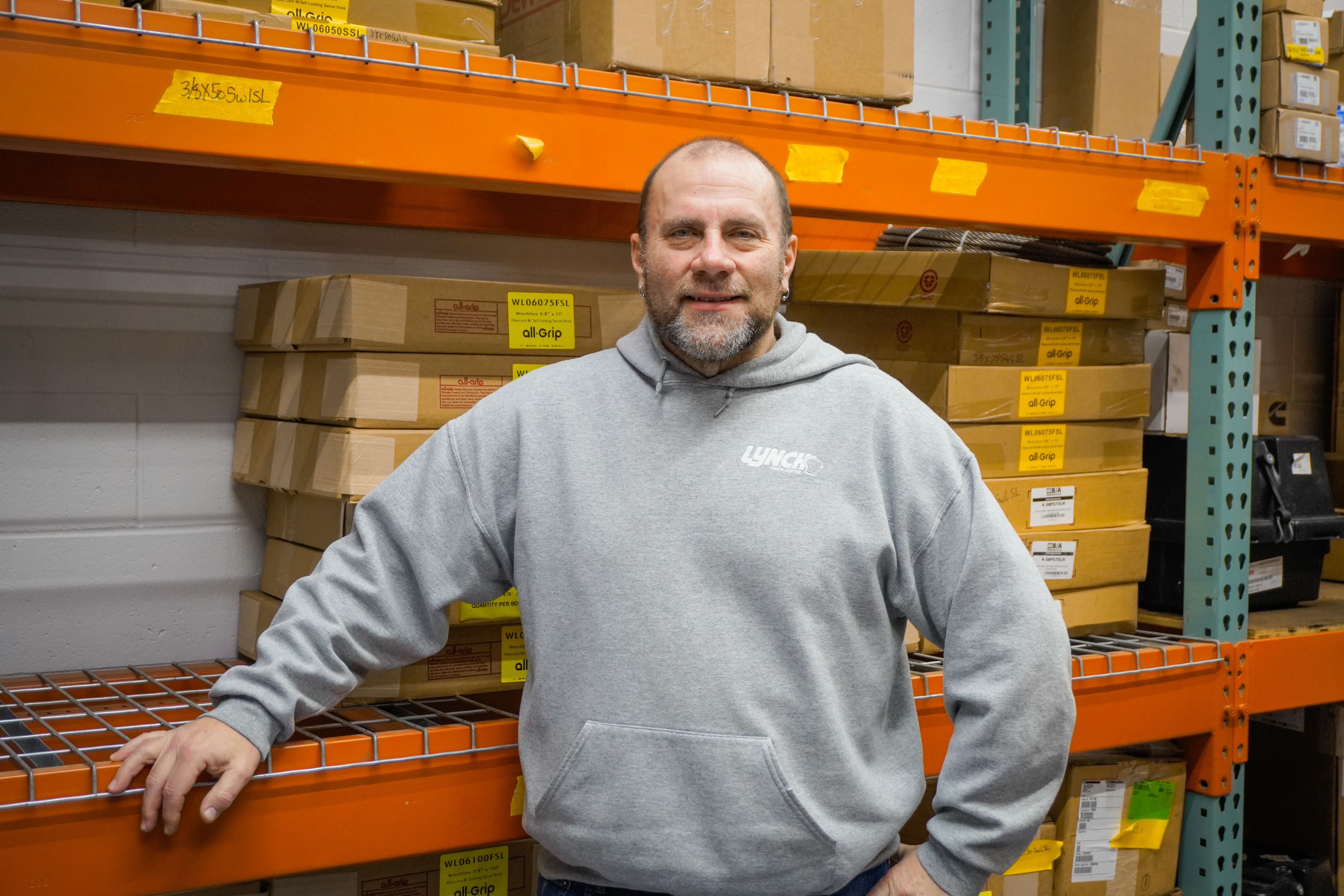 Bill R. poses for a picture as one of our featured employees of the month.